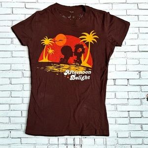 Palmer Cash Five Crown Graphic Tee | Afternoon Delight | Size S |